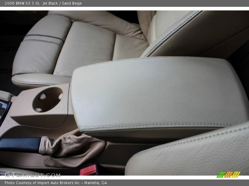 Jet Black / Sand Beige 2006 BMW X3 3.0i