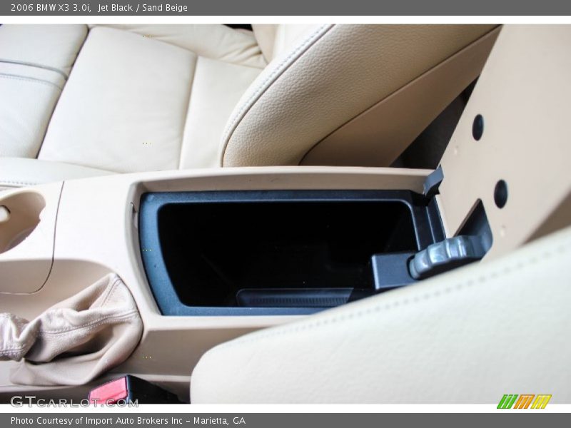 Jet Black / Sand Beige 2006 BMW X3 3.0i