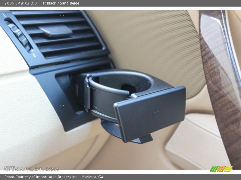 Jet Black / Sand Beige 2006 BMW X3 3.0i
