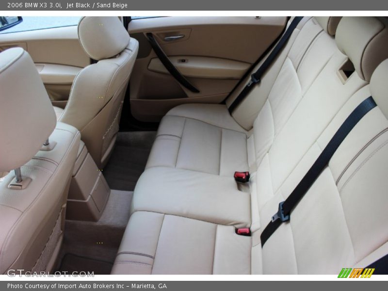 Jet Black / Sand Beige 2006 BMW X3 3.0i