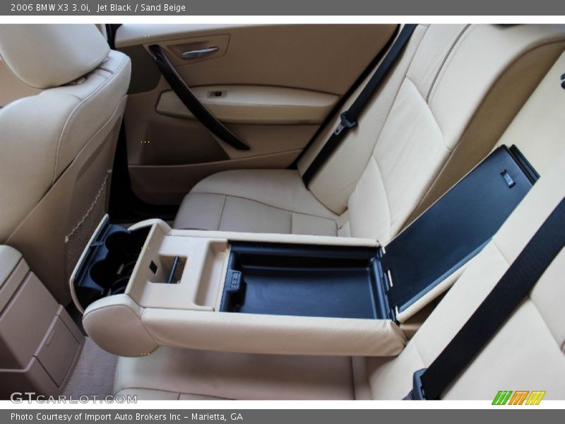 Jet Black / Sand Beige 2006 BMW X3 3.0i