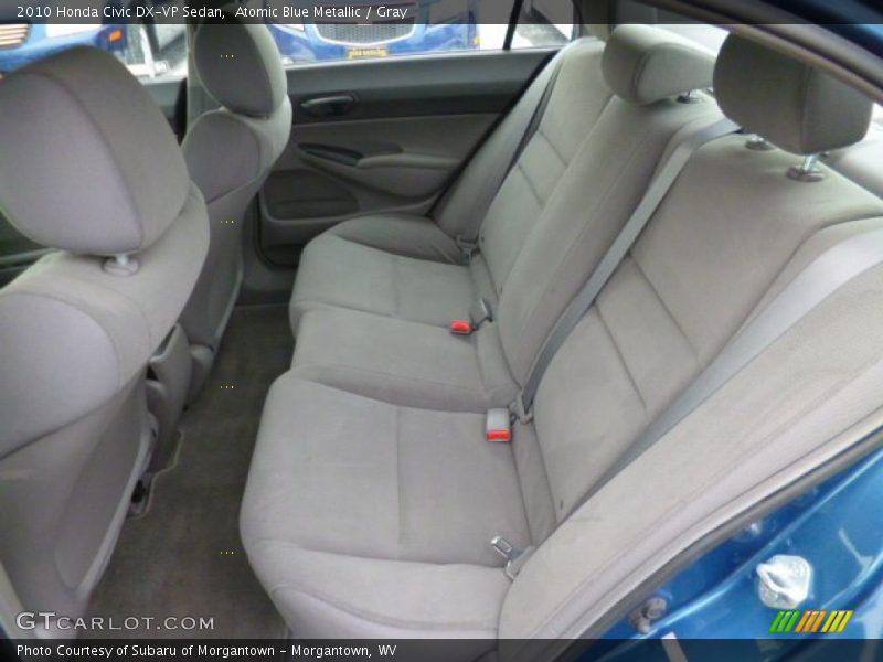 Atomic Blue Metallic / Gray 2010 Honda Civic DX-VP Sedan