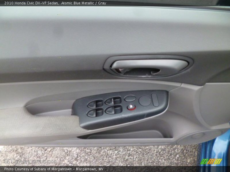 Atomic Blue Metallic / Gray 2010 Honda Civic DX-VP Sedan