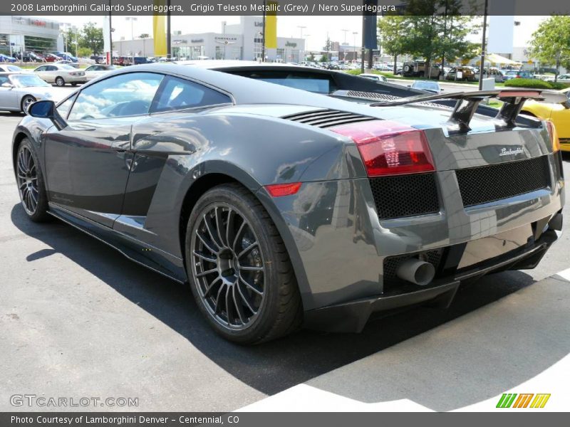 Grigio Telesto Metallic (Grey) / Nero Superleggera 2008 Lamborghini Gallardo Superleggera
