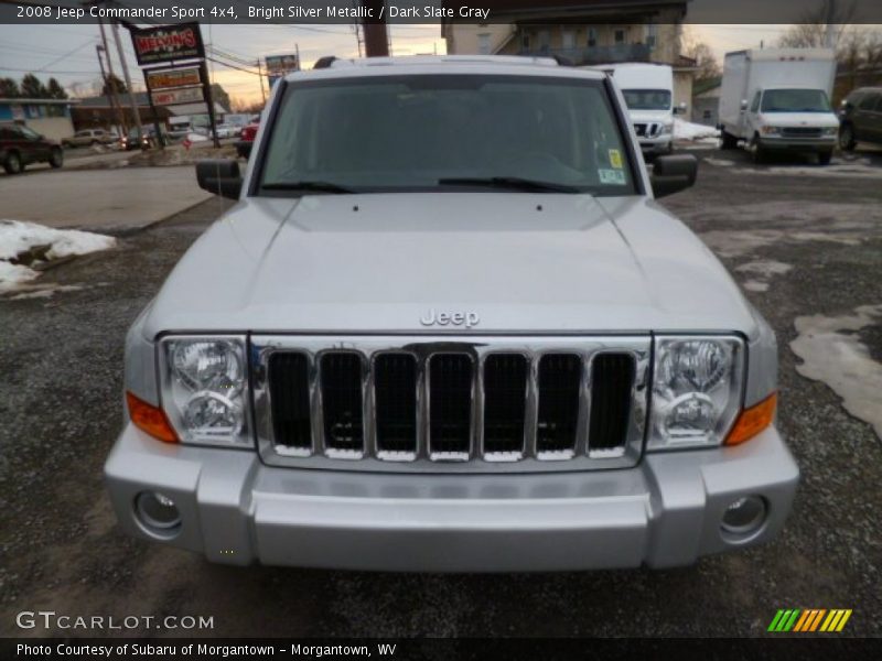 Bright Silver Metallic / Dark Slate Gray 2008 Jeep Commander Sport 4x4