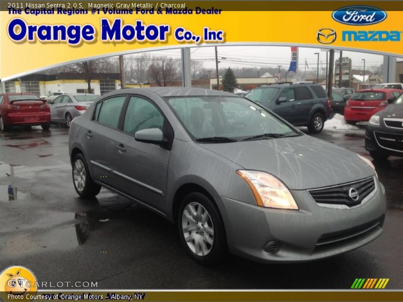 Magnetic Gray Metallic / Charcoal 2011 Nissan Sentra 2.0 S