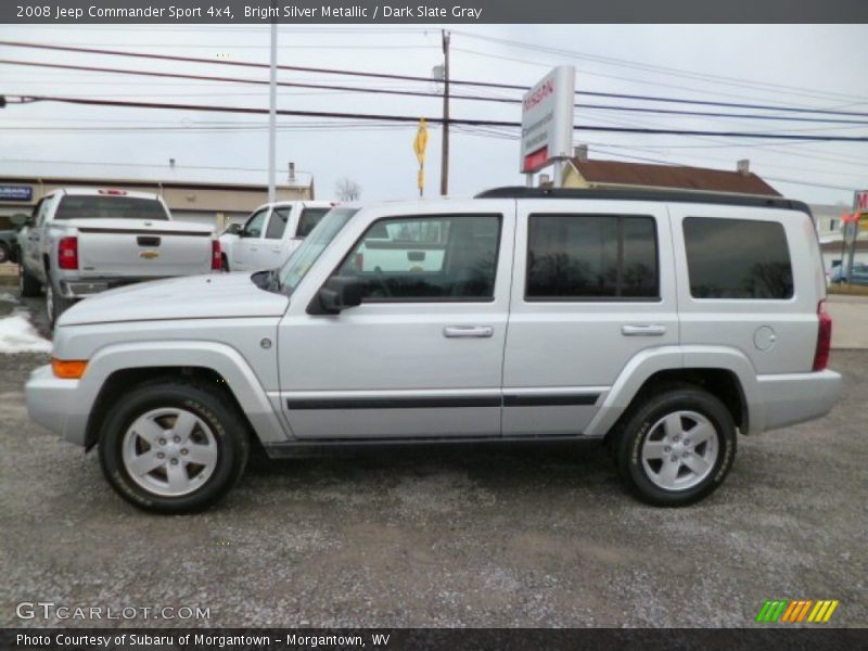 Bright Silver Metallic / Dark Slate Gray 2008 Jeep Commander Sport 4x4