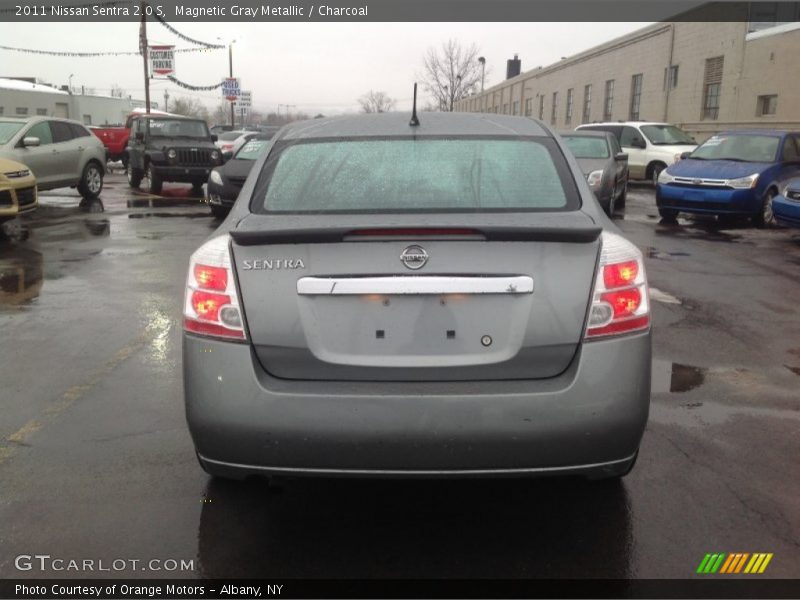 Magnetic Gray Metallic / Charcoal 2011 Nissan Sentra 2.0 S
