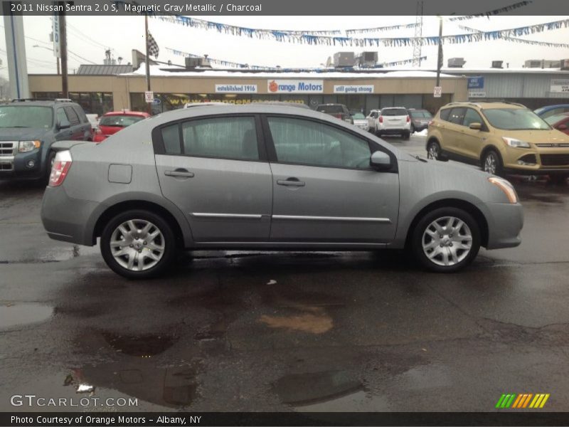 Magnetic Gray Metallic / Charcoal 2011 Nissan Sentra 2.0 S