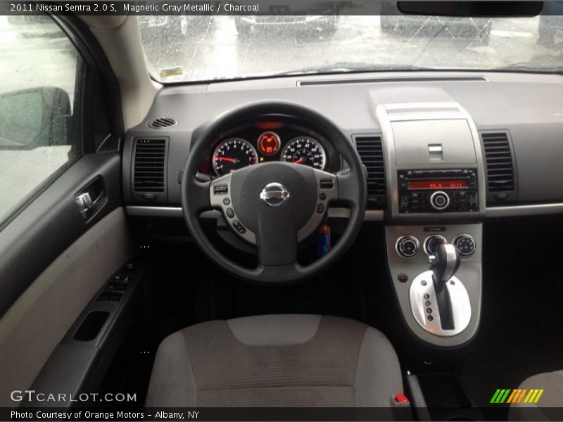 Magnetic Gray Metallic / Charcoal 2011 Nissan Sentra 2.0 S