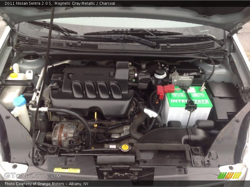 Magnetic Gray Metallic / Charcoal 2011 Nissan Sentra 2.0 S