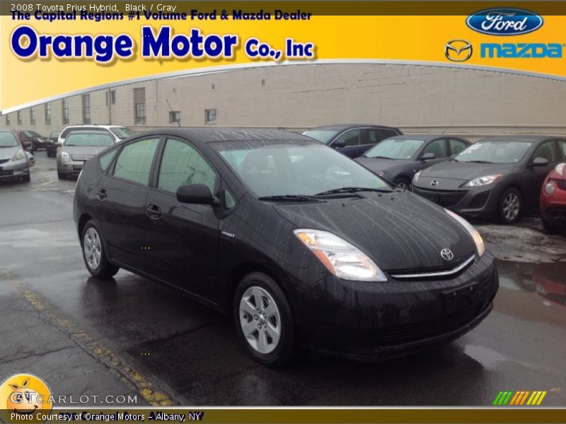 Black / Gray 2008 Toyota Prius Hybrid