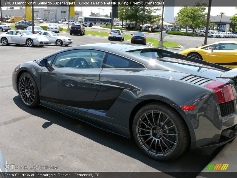 Grigio Telesto Metallic (Grey) / Nero Superleggera 2008 Lamborghini Gallardo Superleggera