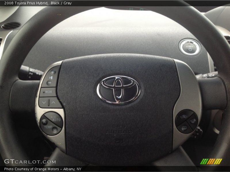Black / Gray 2008 Toyota Prius Hybrid