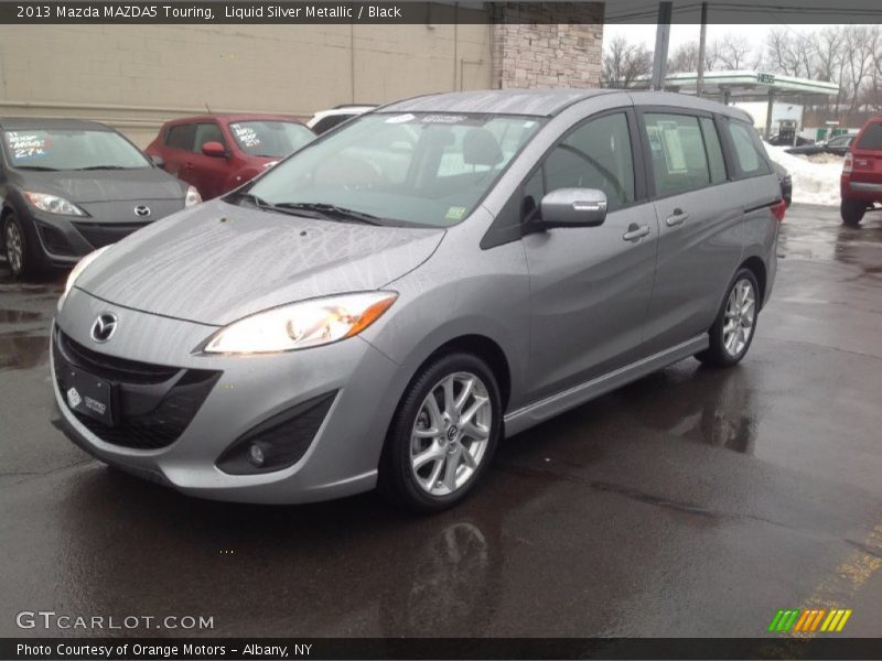 Liquid Silver Metallic / Black 2013 Mazda MAZDA5 Touring
