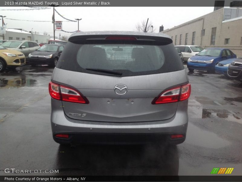 Liquid Silver Metallic / Black 2013 Mazda MAZDA5 Touring
