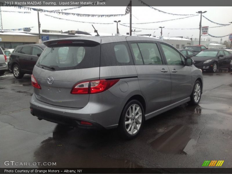 Liquid Silver Metallic / Black 2013 Mazda MAZDA5 Touring