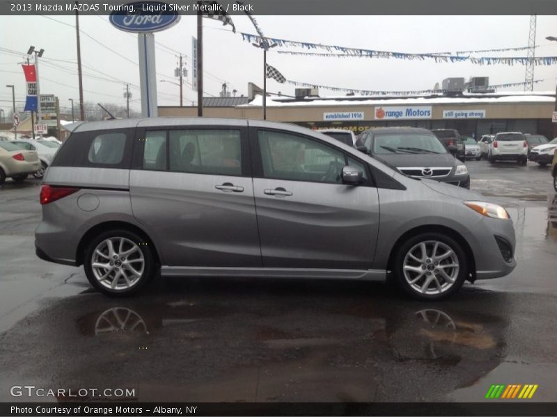 Liquid Silver Metallic / Black 2013 Mazda MAZDA5 Touring