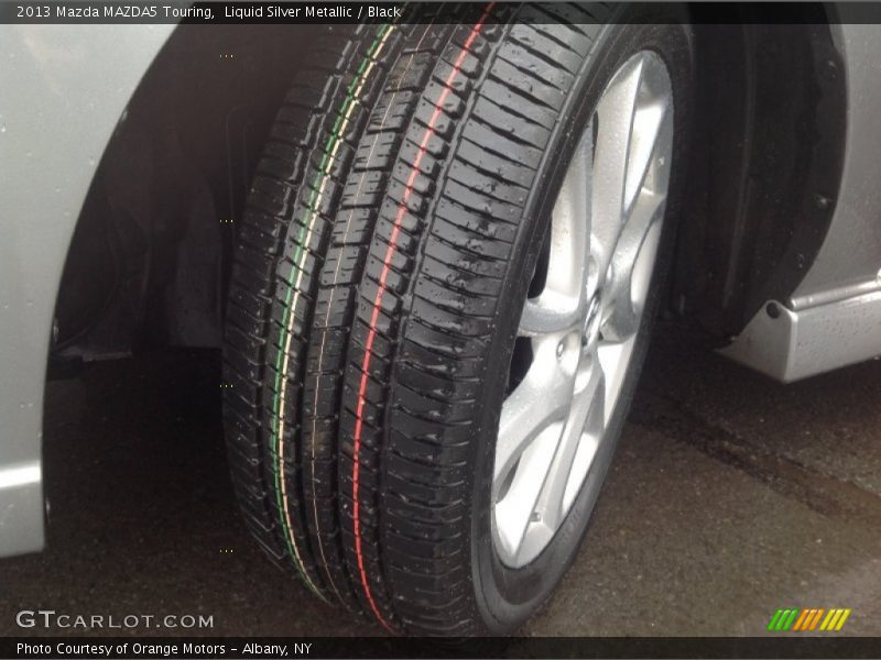 Liquid Silver Metallic / Black 2013 Mazda MAZDA5 Touring