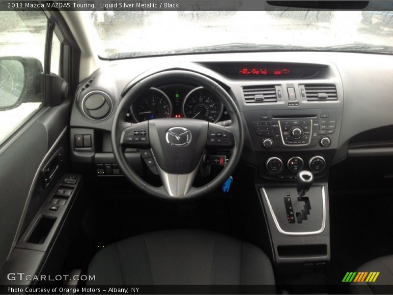 Liquid Silver Metallic / Black 2013 Mazda MAZDA5 Touring