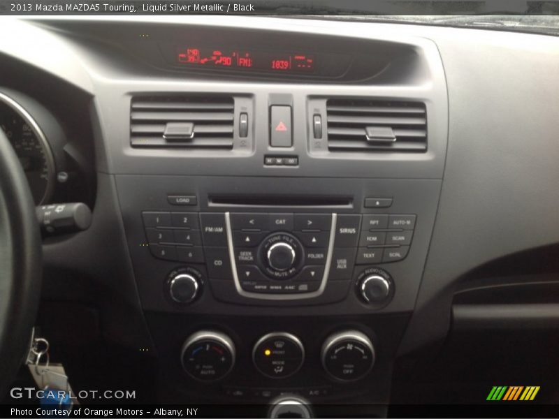 Liquid Silver Metallic / Black 2013 Mazda MAZDA5 Touring