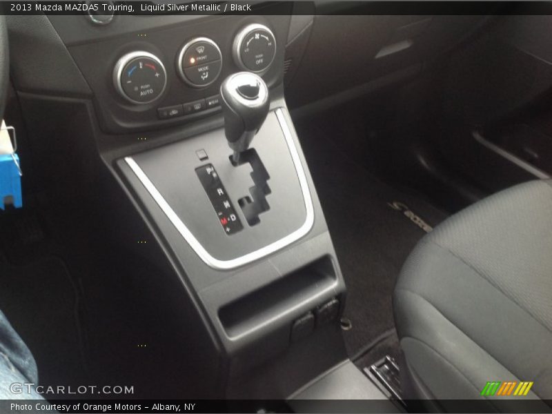 Liquid Silver Metallic / Black 2013 Mazda MAZDA5 Touring
