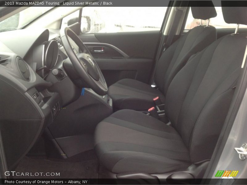 Liquid Silver Metallic / Black 2013 Mazda MAZDA5 Touring