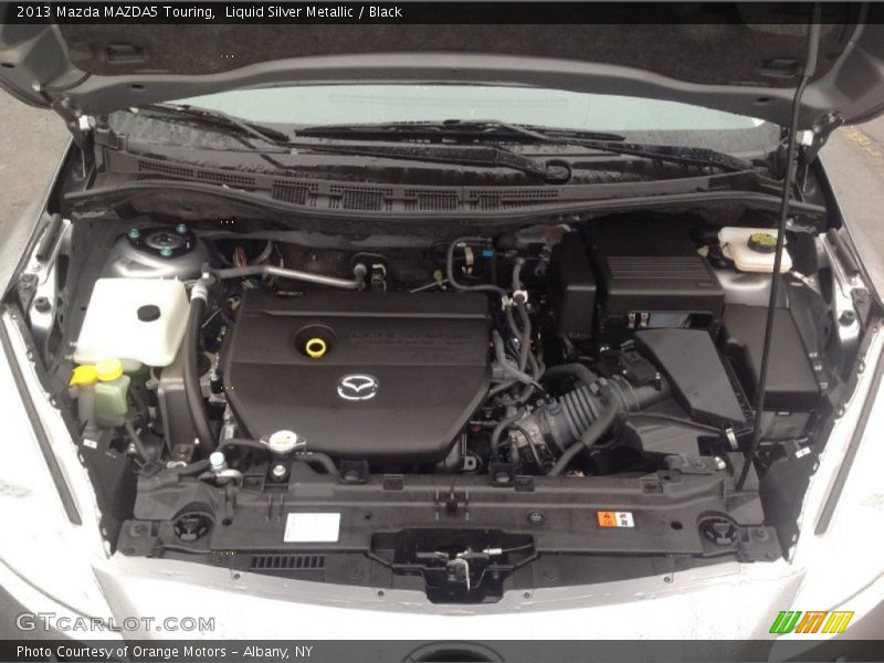 Liquid Silver Metallic / Black 2013 Mazda MAZDA5 Touring