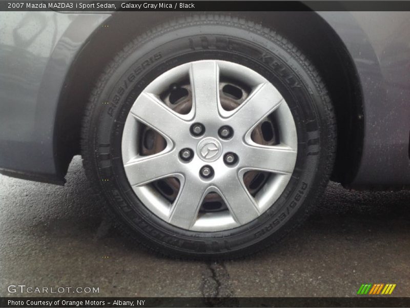 Galaxy Gray Mica / Black 2007 Mazda MAZDA3 i Sport Sedan