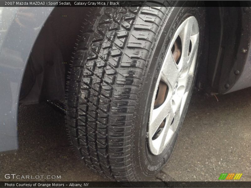 Galaxy Gray Mica / Black 2007 Mazda MAZDA3 i Sport Sedan
