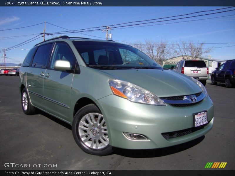 Silver Pine Mica / Stone 2007 Toyota Sienna XLE Limited