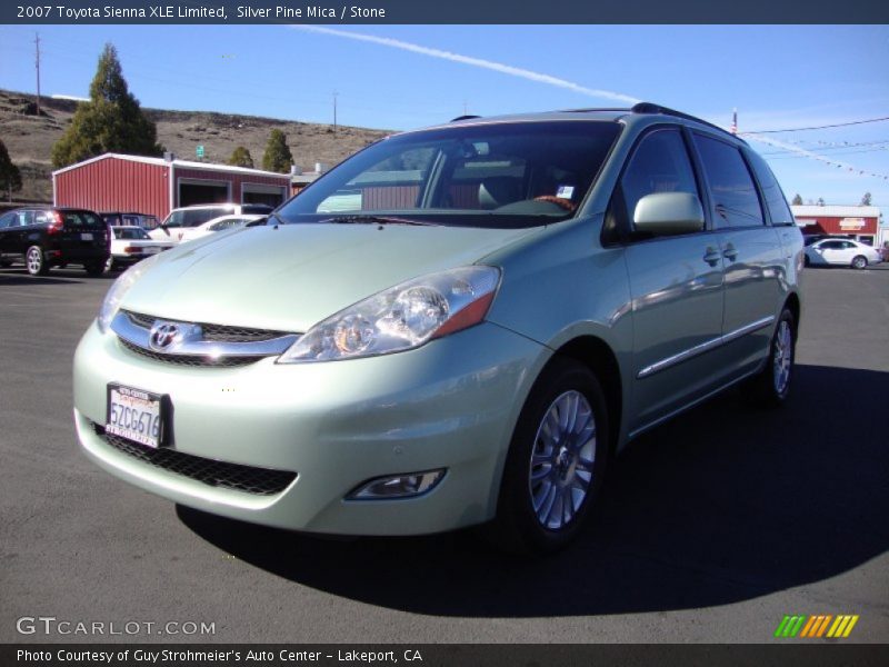 Silver Pine Mica / Stone 2007 Toyota Sienna XLE Limited