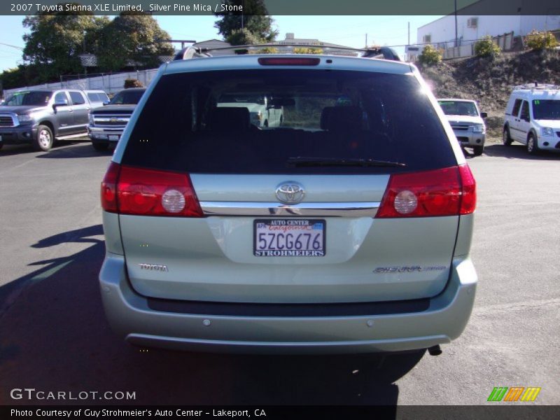 Silver Pine Mica / Stone 2007 Toyota Sienna XLE Limited