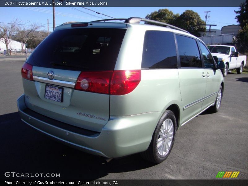 Silver Pine Mica / Stone 2007 Toyota Sienna XLE Limited