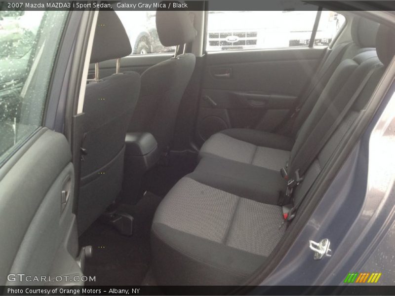Galaxy Gray Mica / Black 2007 Mazda MAZDA3 i Sport Sedan