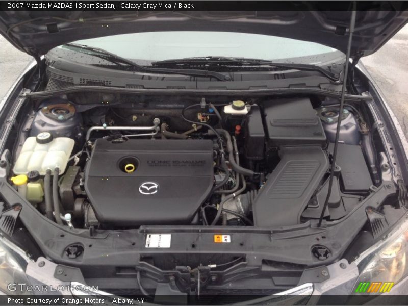 Galaxy Gray Mica / Black 2007 Mazda MAZDA3 i Sport Sedan