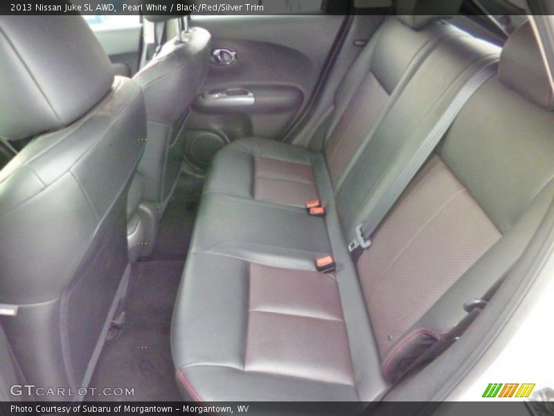 Pearl White / Black/Red/Silver Trim 2013 Nissan Juke SL AWD