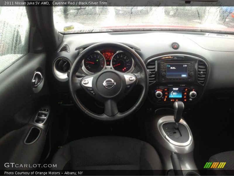Cayenne Red / Black/Silver Trim 2011 Nissan Juke SV AWD