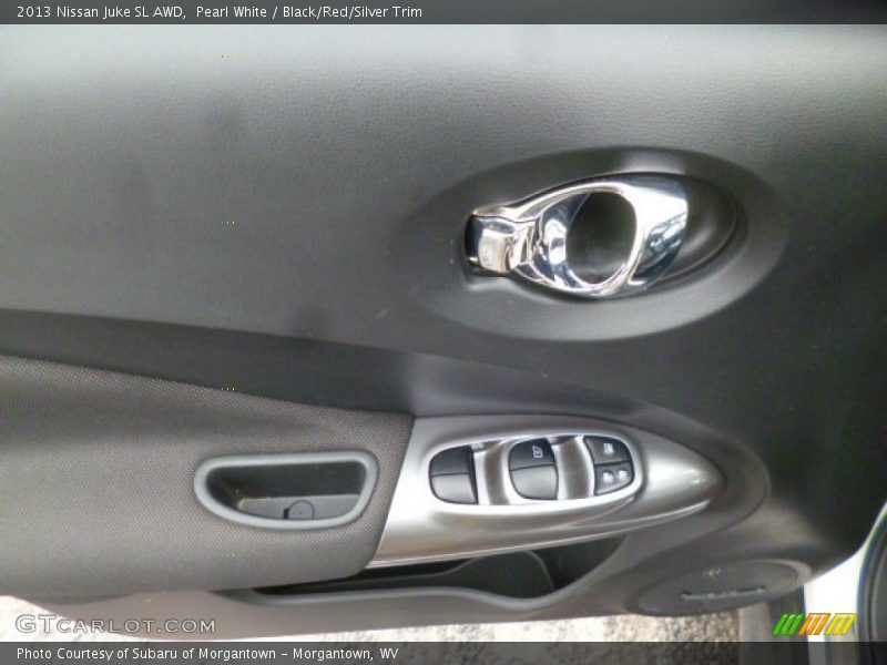 Pearl White / Black/Red/Silver Trim 2013 Nissan Juke SL AWD