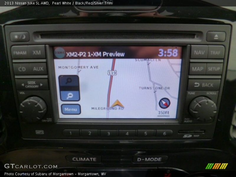Pearl White / Black/Red/Silver Trim 2013 Nissan Juke SL AWD