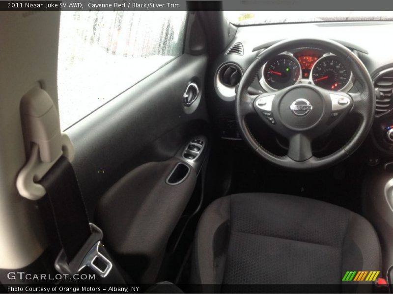 Cayenne Red / Black/Silver Trim 2011 Nissan Juke SV AWD