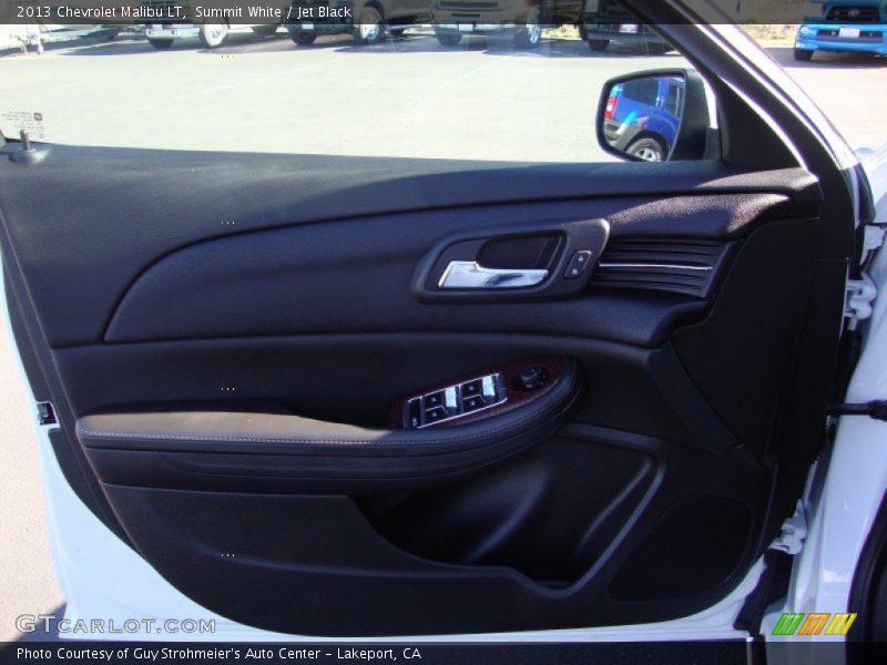 Summit White / Jet Black 2013 Chevrolet Malibu LT