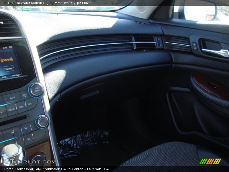 Summit White / Jet Black 2013 Chevrolet Malibu LT