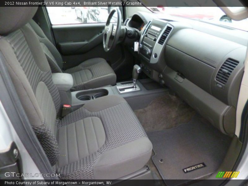 Brilliant Silver Metallic / Graphite 2012 Nissan Frontier SV V6 King Cab 4x4