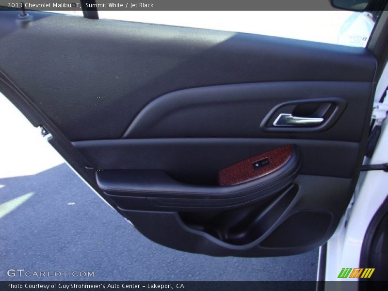 Summit White / Jet Black 2013 Chevrolet Malibu LT