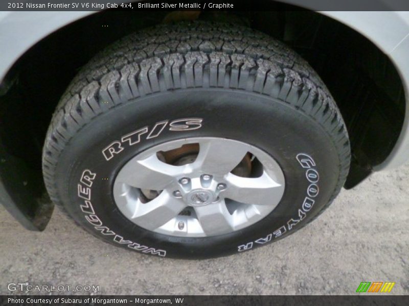 Brilliant Silver Metallic / Graphite 2012 Nissan Frontier SV V6 King Cab 4x4