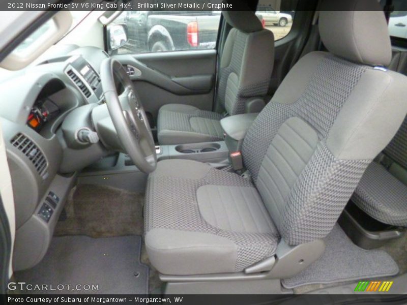 Brilliant Silver Metallic / Graphite 2012 Nissan Frontier SV V6 King Cab 4x4