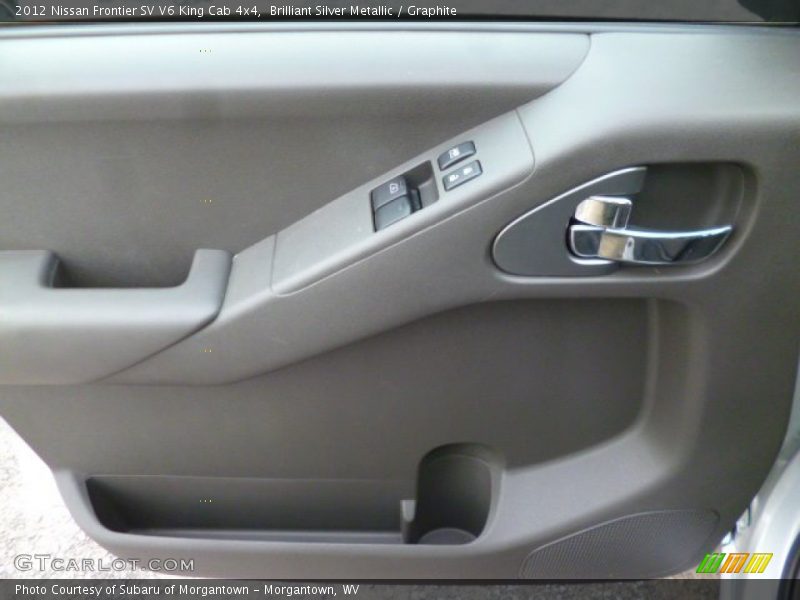 Brilliant Silver Metallic / Graphite 2012 Nissan Frontier SV V6 King Cab 4x4