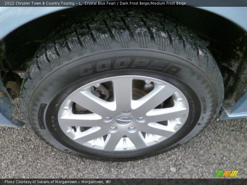 Crystal Blue Pearl / Dark Frost Beige/Medium Frost Beige 2012 Chrysler Town & Country Touring - L