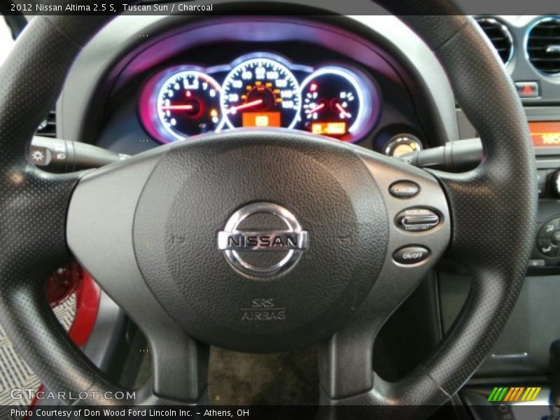 Tuscan Sun / Charcoal 2012 Nissan Altima 2.5 S
